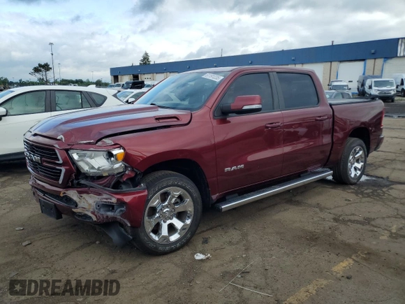 2020 Ram 1500 Big Horn with VIN 1C6SRFFT4LN218685, listed as a Copart auction lot 61191235 with 86,477 mi miles and Non repairable. Bid and sale history available at DreamBid. Image 1.
