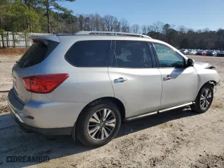 2017 Nissan Pathfinder SL with VIN 5N1DR2MN6HC912100, listed as a Copart auction lot 49237005 with 92,173 mi miles and Salvage Title. Bid and sale history available at carsss.com. Image 3.