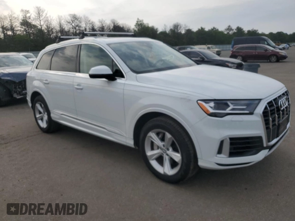 2020 Audi Q7 Premium with VIN WA1AXAF78LD000670, listed as a Copart auction lot 60651165 with 63,220 mi miles and Clean title. Bid and sale history available at DreamBid. Image 4.