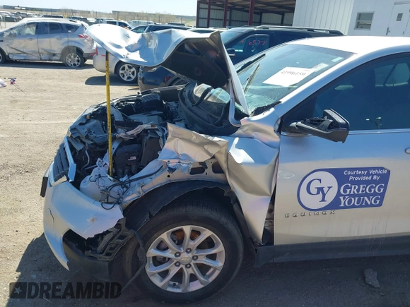 2020 Chevrolet Equinox LT with VIN 3GNAXUEV5LS533929, listed as a IAAI auction lot 41996159 with 46,466 mi miles and . Bid and sale history available at DreamBid. Image 18.