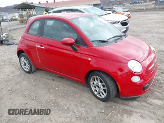 2013 FIAT 500 Pop with VIN 3C3CFFAR0DT608447, listed as a IAAI auction lot 41887919 with 72,691 mi miles. Bid and sale history available at carsss.com. Image 1.