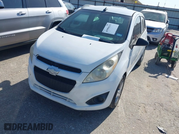 2014 Chevrolet Spark LT with VIN KL8CD6S99EC536525, listed as a IAAI auction lot 41996111 with 81,388 mi miles. Bid and sale history available at carsss.com. Image 2.