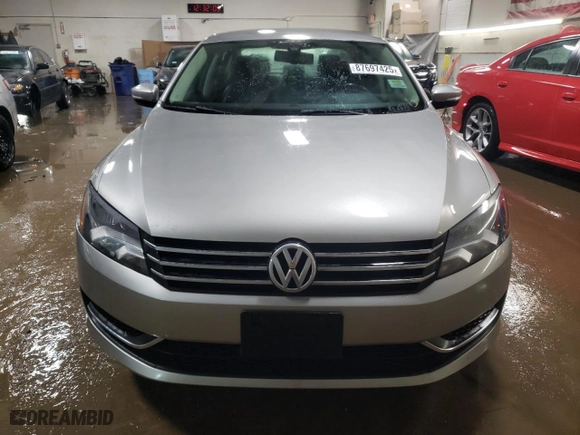 2014 Volkswagen Passat SE w/Sunroof with VIN 1VWBS7A30EC102390, listed as a Copart auction lot 87697425 with 115,354 mi miles and Salvage Title. Bid and sale history available at carsss.com. Image 5.