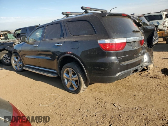 2011 Dodge Durango Citadel with VIN 1D4RE5GGXBC614373, listed as a Copart auction lot 70808774 with 0 mi miles and Salvage Title. Bid and sale history available at carsss.com. Image 2.