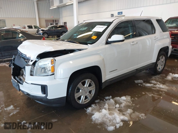 2016 GMC Terrain SLE with VIN 2GKALMEK1G6218046, listed as a IAAI auction lot 41204987 with 121,581 mi miles. Bid and sale history available at carsss.com. Image 21.