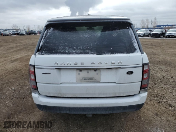 2016 Land Rover Range Rover Autobiography with VIN SALGV2EF4GA317852, listed as a Copart auction lot 49377465 with Not provided miles and Non repairable. Bid and sale history available at DreamBid. Image 6.