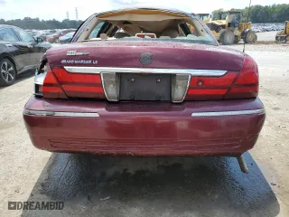 2005 Mercury Grand Marquis LS Premium with VIN 2MEFM75W05X632265, listed as a Copart auction lot 67669494 with 106,028 mi miles and Non Repairable. Bid and sale history available at carsss.com. Image 6.