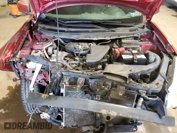 2012 Nissan Rogue S with VIN JN8AS5MV3CW363318, listed as a Copart auction lot 63020035 with 56,811 mi miles and Salvage title. Bid and sale history available at DreamBid. Image 12.