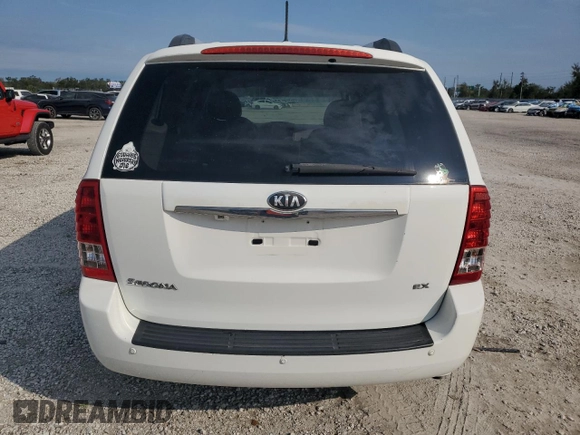 2014 Kia Sedona EX with VIN KNDMH4C7XE6548201, listed as a Copart auction lot 76144574 with 136,493 mi miles and Salvage Title. Bid and sale history available at carsss.com. Image 6.