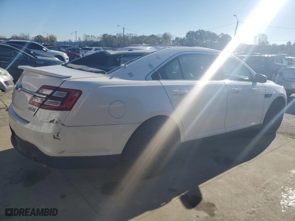 2015 Ford Taurus SHO with VIN 1FAHP2KT3FG189895, listed as a Copart auction lot 76590604 with 145,107 mi miles and Salvage Title. Bid and sale history available at carsss.com. Image 3.