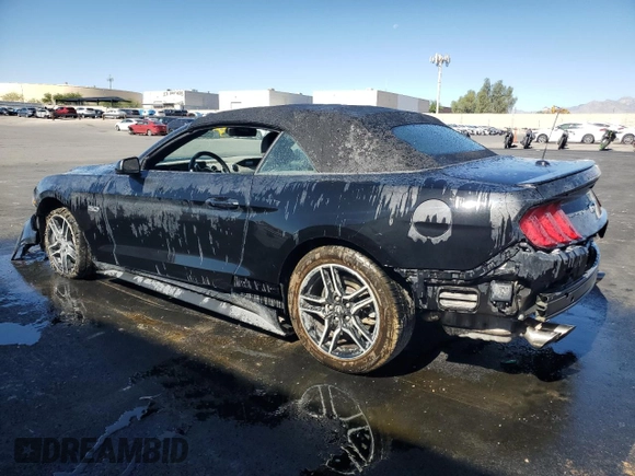 2023 Ford Mustang GT Premium with VIN 1FATP8FF7P5109562, listed as a Copart auction lot 62118265 with 51,774 mi miles and Clean title. Bid and sale history available at DreamBid. Image 2.