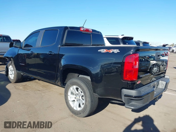 2022 Chevrolet Colorado 4WD LT with VIN 1GCGTCEN9N1237468, listed as a IAAI auction lot 41819949 with 42,145 mi miles and . Bid and sale history available at DreamBid. Image 3.