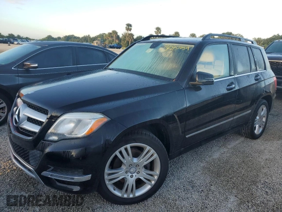 2015 Mercedes-Benz GLK 350 with VIN WDCGG5HBXFG438774, listed as a Copart auction lot 74397054 with 60,280 mi miles and Salvage Title. Bid and sale history available at DreamBid. Image 1.