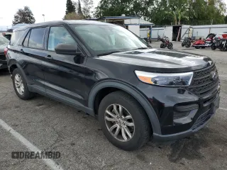 2021 Ford Explorer with VIN 1FMSK7BH3MGA84015, listed as a Copart auction lot 48059195 with 65,014 mi miles and Salvage Title. Bid and sale history available at carsss.com. Image 4.