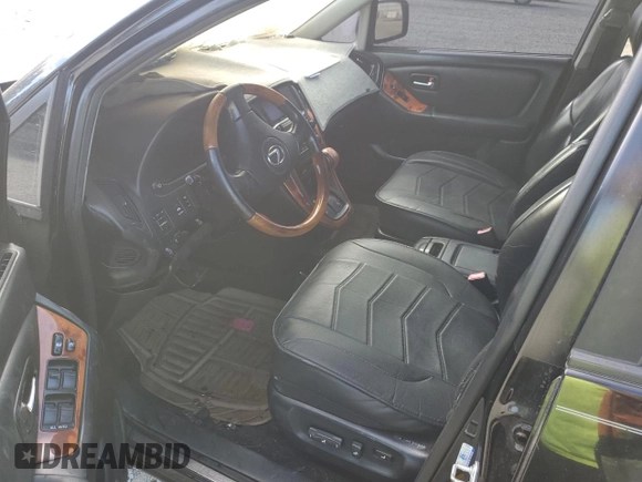 2001 Lexus RX 300 with VIN JTJHF10U510202888, listed as a Copart auction lot 76266464 with 0 mi miles and Salvage Title. Bid and sale history available at carsss.com. Image 8.