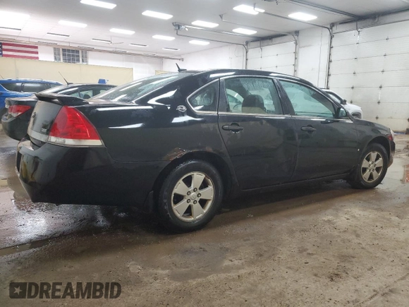2008 Chevrolet Impala LT with VIN 2G1WT58K189123823, listed as a Copart auction lot 48226725 with 370,987 mi miles and Clean Title. Bid and sale history available at DreamBid. Image 3.