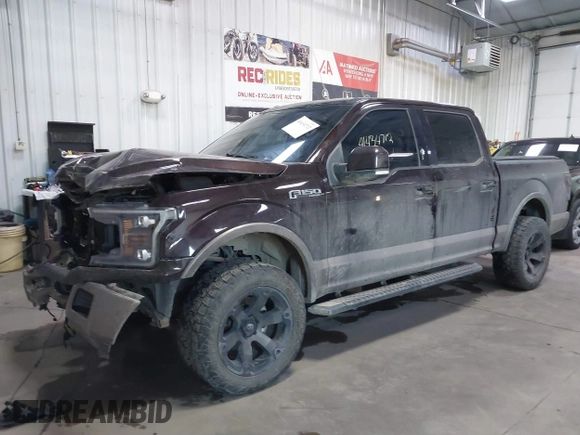 2018 Ford F-150 XL with VIN 1FTEW1EG0JKD08033, listed as a IAAI auction lot 41434712 with 110,386 mi miles. Bid and sale history available at carsss.com. Image 19.