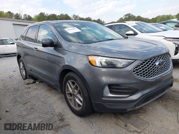 2023 Ford Edge SEL with VIN 2FMPK4J92PBA24639, listed as a IAAI auction lot 42061985 with 1 mi miles. Bid and sale history available at carsss.com. Image 1.