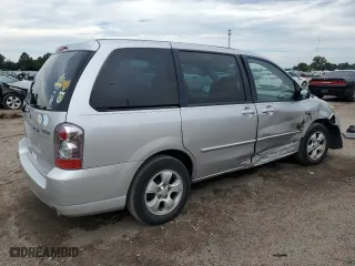 2004 Mazda MPV ES with VIN JM3LW28J240519116, listed as a Copart auction lot 58103714 with 227,151 mi miles and Salvage Title. Bid and sale history available at carsss.com. Image 3.