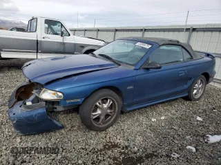 1998 Ford Mustang GT z VIN 1FAFP45X6WF186450, wystawiony jako Copart lot #45398475 z przebiegiem 124 697 mil mil oraz Szkoda całkowita • Salvage title. Historia ofert i sprzedaży dostępna na DreamBid. Obrazek 1.