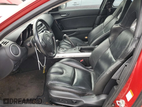 2004 Mazda RX-8 z VIN JM1FE17NX40123930, wystawiony jako Copart lot #73157654 z przebiegiem Nie podano mil oraz Czysty tytuł • Clean title. Historia ofert i sprzedaży dostępna na DreamBid. Obrazek 7.