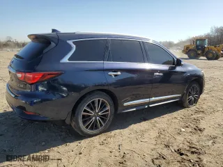 2016 Infiniti QX60 with VIN 5N1AL0MM0GC513570, listed as a Copart auction lot 48865415 with 108,424 mi miles and Salvage Title. Bid and sale history available at carsss.com. Image 3.