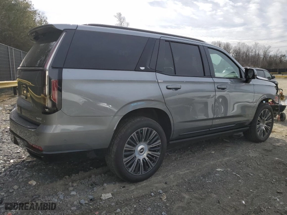 2023 Cadillac Escalade 4WD Sport with VIN 1GYS4FKL4PR168750, listed as a Copart auction lot 45422415 with NaN miles and Salvage Title. Bid and sale history available at carsss.com. Image 3.
