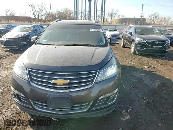 2016 Chevrolet Traverse LTZ with VIN 1GNKVJKD7GJ113276, listed as a Copart auction lot 47644235 with 104,626 mi miles and Salvage Title. Bid and sale history available at DreamBid. Image 12.
