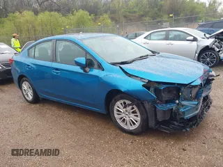 2017 Subaru Impreza Premium z VIN 4S3GKAB68H3610559, wystawiony jako IAAI lot #42156102 z przebiegiem 79 548 mil mil oraz . Historia ofert i sprzedaży dostępna na DreamBid. Obrazek 1.