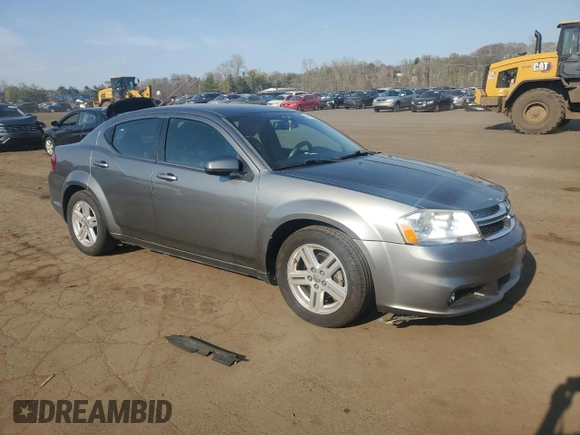 2013 Dodge Avenger SXT with VIN 1C3CDZCBXDN568479, listed as a Copart auction lot 54651885 with 68,989 mi miles and Salvage Title. Bid and sale history available at carsss.com. Image 4.