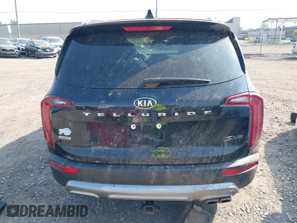 2021 Kia Telluride S with VIN 5XYP6DHC5MG173337, listed as a IAAI auction lot 42414885 with Not provided miles and . Bid and sale history available at DreamBid. Image 16.