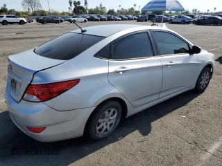 2014 Hyundai Accent GLS with VIN KMHCT4AE5EU652761, listed as a Copart auction lot 54395895 with 281,924 mi miles and Clean Title. Bid and sale history available at carsss.com. Image 3.