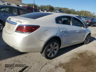 2012 Buick LaCrosse Leather with VIN 1G4GL5E33CF204861, listed as a Copart auction lot 76203984 with 147,934 mi miles and Salvage Title. Bid and sale history available at carsss.com. Image 3.