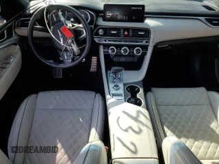2022 Genesis G70 3.3T with VIN KMTG54TE5NU097499, listed as a Copart auction lot 75570294 with 64,864 mi miles and Salvage Title. Bid and sale history available at carsss.com. Image 8.