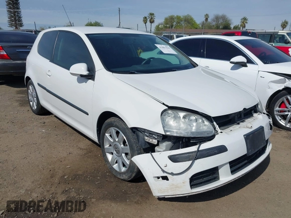 2007 Volkswagen Rabbit with VIN WVWBS71K37W186877, listed as a IAAI auction lot 41851834 with 76,291 mi miles and . Bid and sale history available at DreamBid. Image 1.