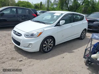 2016 Hyundai Accent Sport with VIN KMHCU5AE2GU249133, listed as a IAAI auction lot 41941173 with 175,635 mi miles. Bid and sale history available at carsss.com. Image 2.