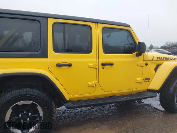 2020 Jeep Wrangler Unlimited Rubicon z VIN 1C4HJXFN7LW172944, wystawiony jako IAAI lot #41474893 z przebiegiem 76 726 mil mil oraz . Historia ofert i sprzedaży dostępna na DreamBid. Obrazek 13.