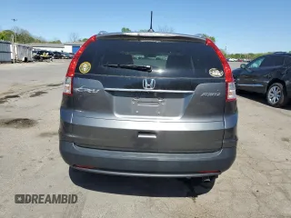 2013 Honda CR-V EX-L with VIN 2HKRM4H72DH645388, listed as a Copart auction lot 54915695 with 91,671 mi miles and Salvage Title. Bid and sale history available at DreamBid. Image 6.