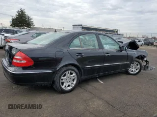 2004 Mercedes-Benz E-Class 3.2L with VIN WDBUF82J74X116313, listed as a Copart auction lot 43455195 with 0 mi miles and Salvage Title. Bid and sale history available at carsss.com. Image 3.