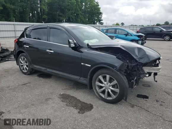 2017 Infiniti QX50 with VIN JN1BJ0RR9HM403277, listed as a Copart auction lot 58914545 with Not provided miles and Salvage title. Bid and sale history available at DreamBid. Image 4.