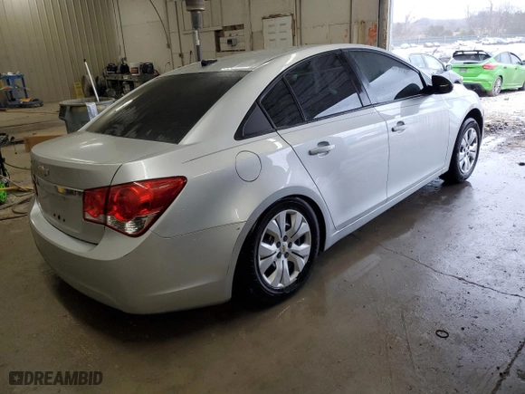 2013 Chevrolet Cruze LS with VIN 1G1PB5SH4D7103873, listed as a Copart auction lot 42327955 with NaN miles and Salvage Title. Bid and sale history available at carsss.com. Image 3.