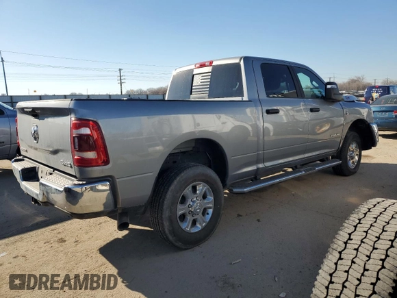 2024 Ram 2500 Big Horn with VIN 3C6UR5DL5RG324473, listed as a Copart auction lot 42043435 with 25,370 mi miles and Salvage Title. Bid and sale history available at carsss.com. Image 3.