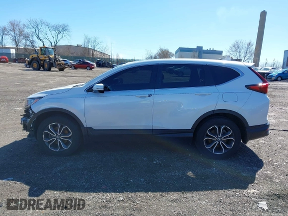 2021 Honda CR-V EX-L with VIN 2HKRW2H83MH634522, listed as a IAAI auction lot 41827080 with 17,217 mi miles. Bid and sale history available at carsss.com. Image 13.