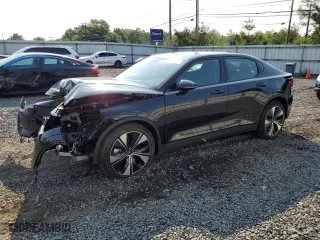 2024 Polestar 2 with VIN YSMFD3KA9RL222235, listed as a Copart auction lot 65530334 with 387 mi miles and Salvage Title. Bid and sale history available at carsss.com. Image 1.