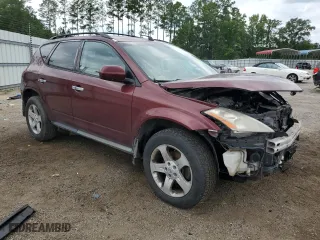 2005 Nissan Murano S with VIN JN8AZ08W85W417944, listed as a Copart auction lot 66903534 with 127,495 mi miles and Salvage Title. Bid and sale history available at carsss.com. Image 4.