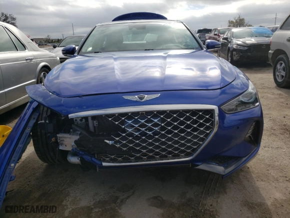 2019 Genesis G70 2.0T Advanced with VIN KMTG44LA1KU022519, listed as a Copart auction lot 72621702 with 29,673 mi miles. Bid and sale history available at carsss.com. Image 5.