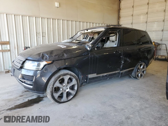 2017 Land Rover Range Rover с VIN SALGS2FE3HA324579, выставлен на аукционе Copart как лот 56676585 с пробегом Не указан миль и Списание • Salvage title. История ставок и продаж доступна на DreamBid. Изображение 1.