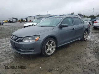 2014 Volkswagen Passat Wolfsburg Ed with VIN 1VWAT7A3XEC040523, listed as a Copart auction lot 51389985 with 204,473 mi miles and Clean Title. Bid and sale history available at carsss.com. Image 1.