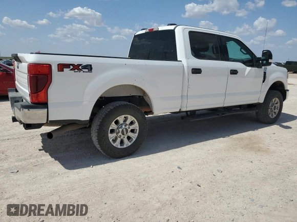 2021 Ford F-250 XL with VIN 1FT7W2B62MEC44459, listed as a Copart auction lot 63193104 with 118,334 mi miles and Salvage title. Bid and sale history available at DreamBid. Image 3.