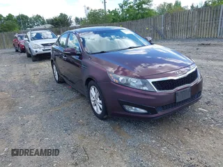 2012 Kia Optima LX with VIN 5XXGM4A77CG033361, listed as a IAAI auction lot 42210159 with 214,137 mi miles and . Bid and sale history available at carsss.com. Image 1.